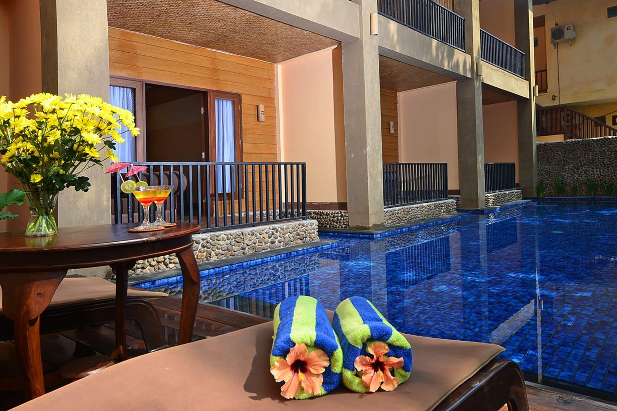 Sunsethouse Lombok Hotell Mangsit Eksteriør bilde